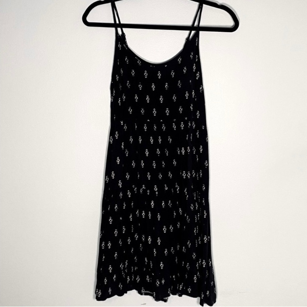 Xhilaration Minidress Black w/Print Size Women’s Medium - Picture 7 of 7